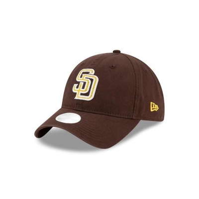 San Diego Padres Gorra | New Era MLB Team Glisten 9twenty Adjustable Cap Mexico - Azules